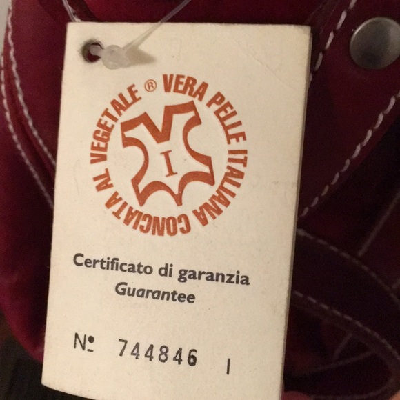 I Medici red leather backpack bag - Picture 5 of 6